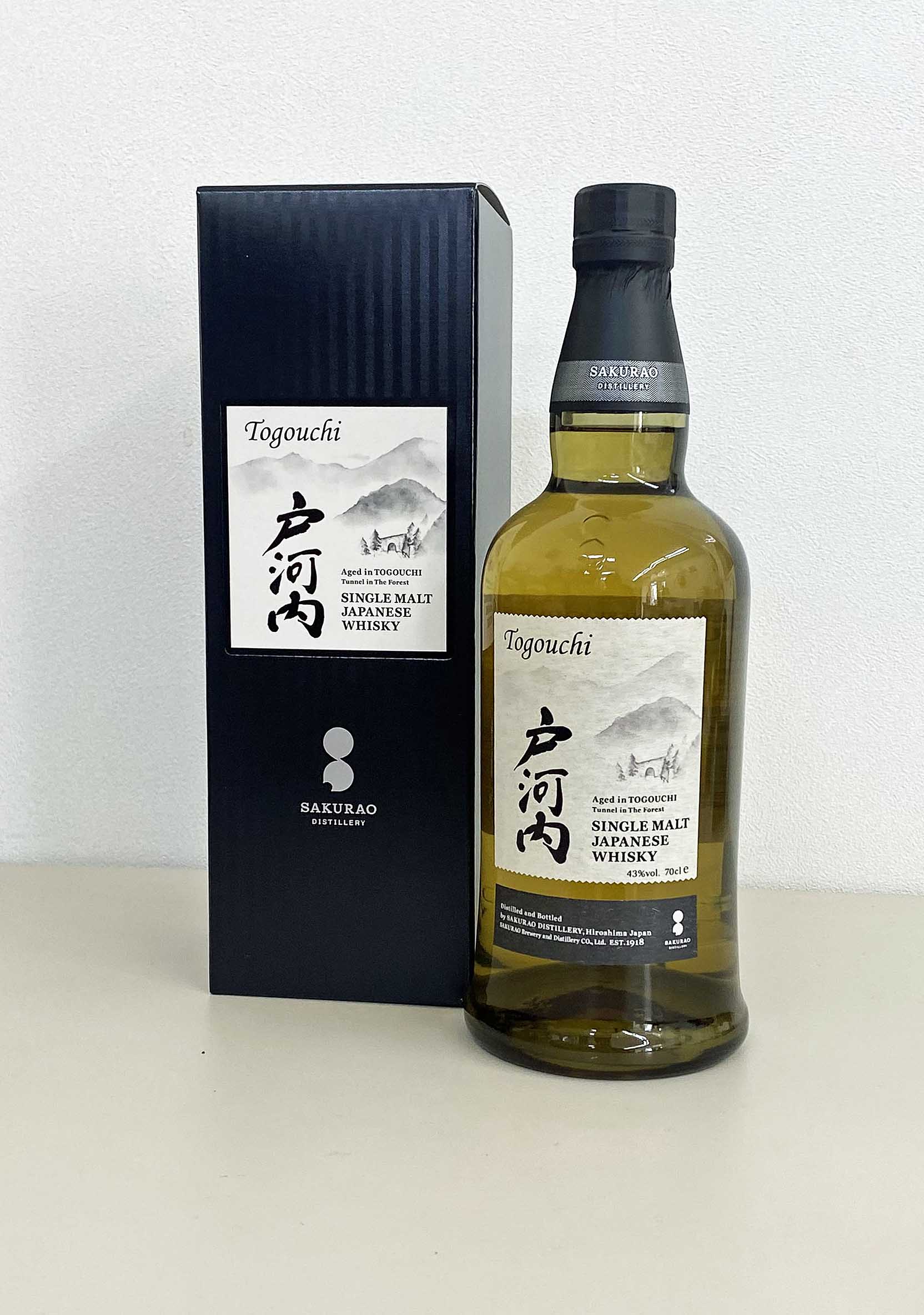 サクラオ）戸河内　シングルモルトウイスキー　43度　700ML