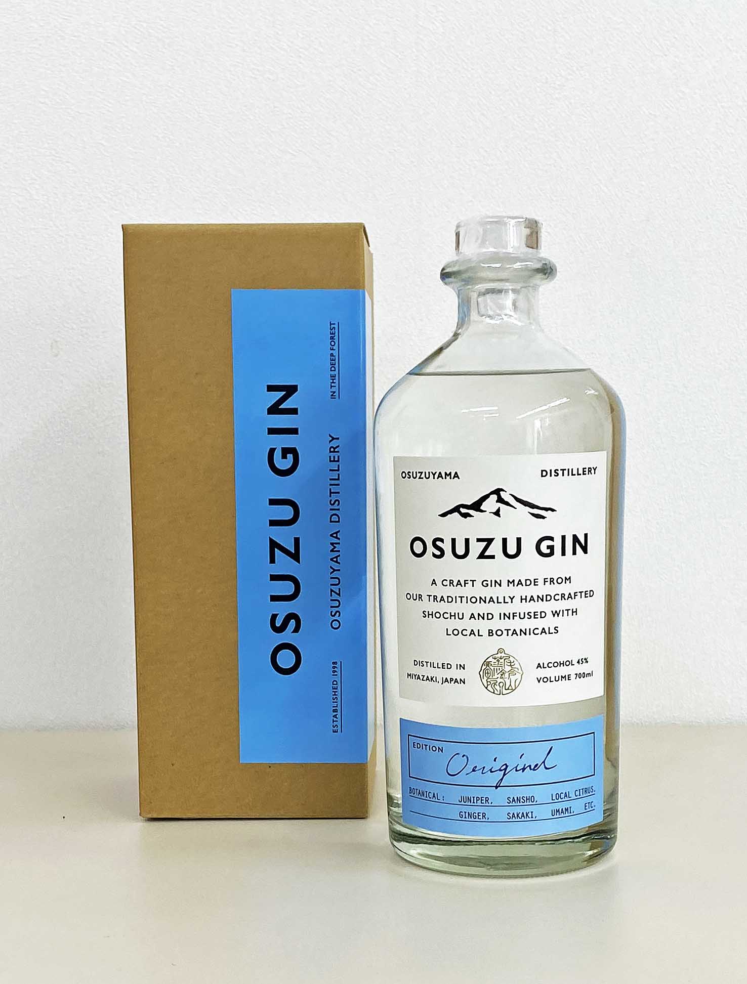 尾鈴蒸留所）オスズ　ジン　45度　700ML