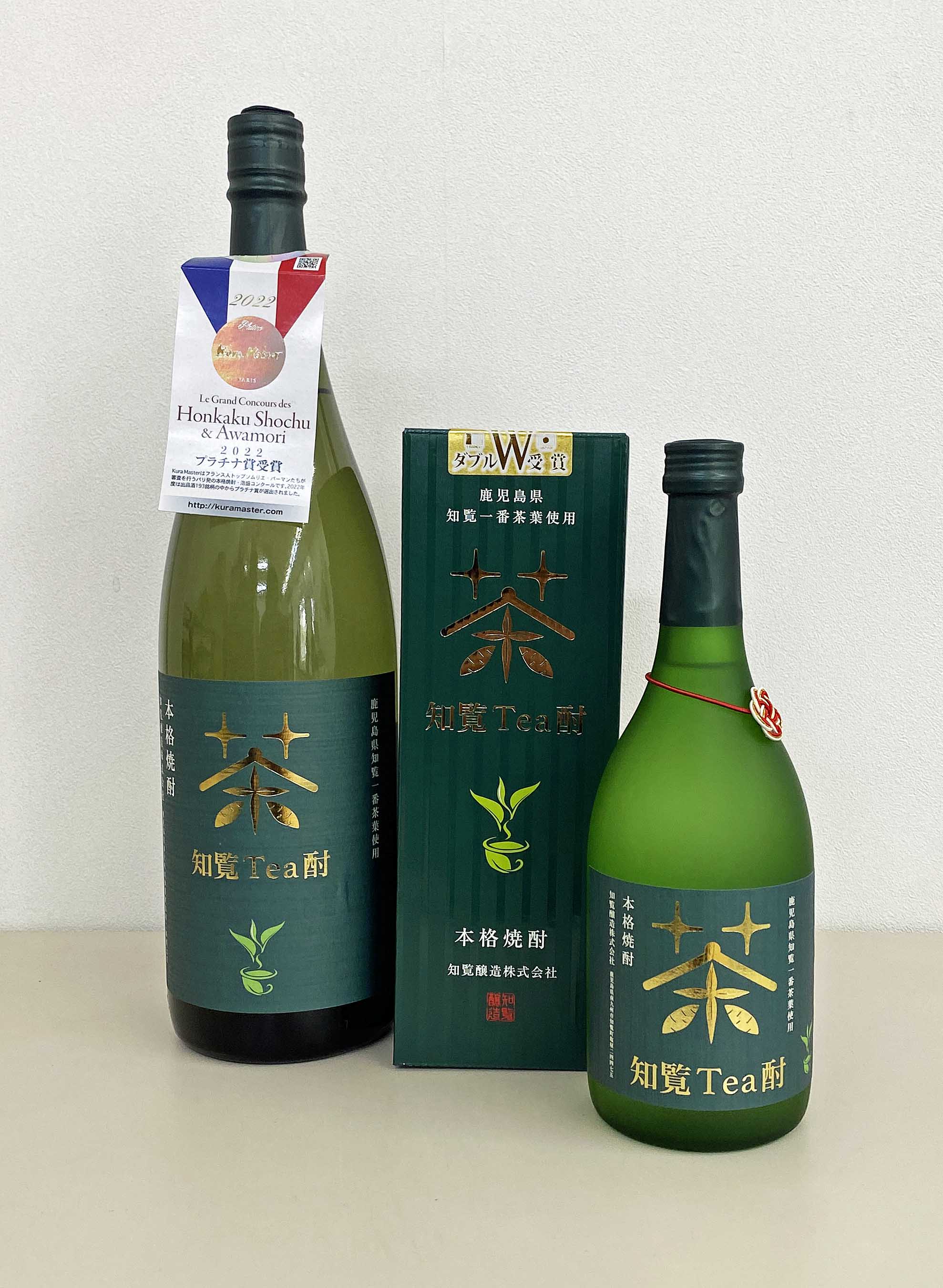知覧醸造　TEA酎　緑茶　25度　緑茶焼酎